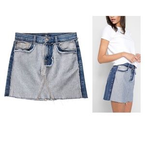 7 For All Mankind Inside Out Mini Skirt Size 26